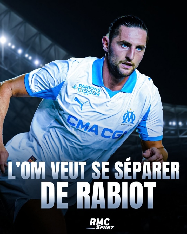 乐鱼体育平台-拉比奥特面临离队或预备队处境，马赛1500万欧元标价待售